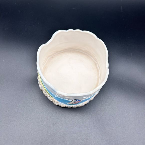 Candle Jar Base Donna Elias Great American Lighthouses Collector Series - Picture 3 of 4